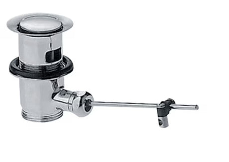 Hansgrohe odpływ do umywalki w chromie ze sterowaniem cięgnem pro umywalki z przelewem