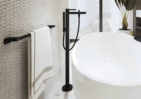 Hansgrohe addstoris uchwyt na ręczniki w matowej czerni pro montaż ścienny