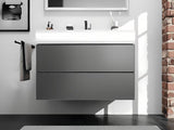 Hansgrohe addstoris podwójny ścienny uchwyt na ręczniki w matowej czerni z ukrytym mocowaniem.
