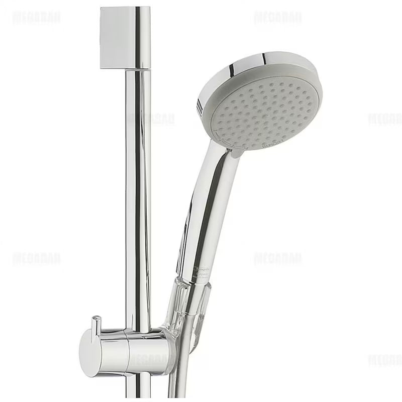 Hansgrohe Croma 100 zestaw prysznicowy w wykończeniu chrome ze słuchawką prysznicową i drążkiem prysznicowym