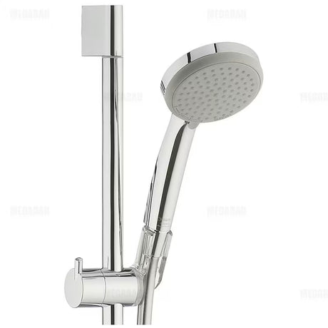 Hansgrohe Croma 100 zestaw prysznicowy w wykończeniu chrome ze słuchawką prysznicową i drążkiem prysznicowym