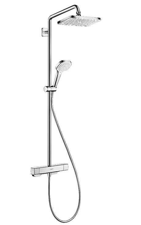 Hansgrohe Croma system prysznicowy z baterią termostatyczną w wykończeniu chrom