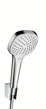 Hansgrohe Croma Select zestaw wannowy w kolorze biały/chrom ze słuchawką prysznicową 110 mm i przyciskiem Select