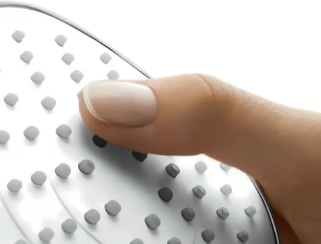 Hansgrohe Croma Select E zestaw prysznicowy w wykończeniu biały/chrom ze słuchawką prysznicową, drążkiem Unica i wężem
