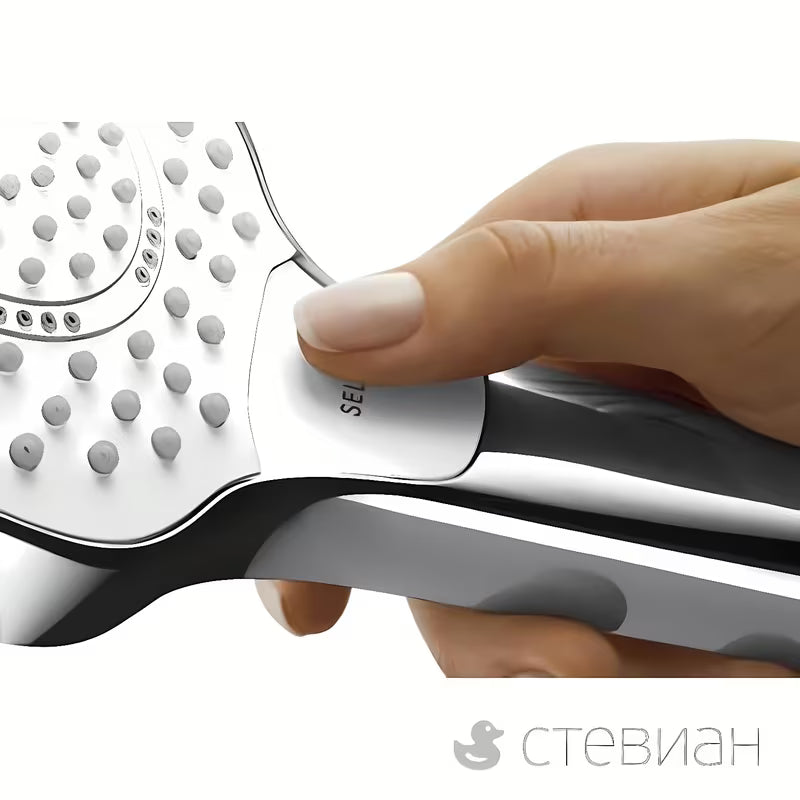 Hansgrohe Croma Select S zestaw prysznicowy w kolorze białym i chromie z słuchawką prysznicową 1jet i drążkiem prysznicowym Unica