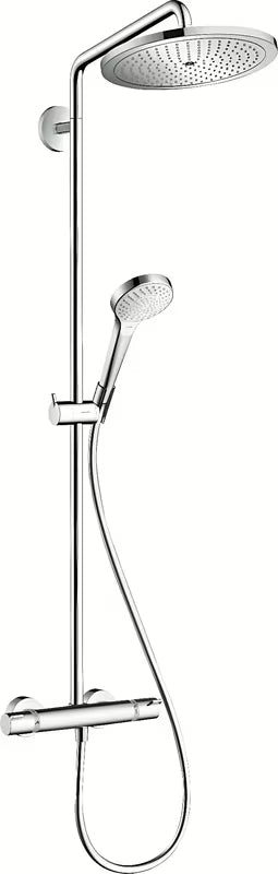 Hansgrohe Croma Select S system prysznicowy z baterią termostatyczną w chromie z deszczownicą 280 mm