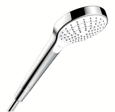 Słuchawka prysznicowa Hansgrohe Croma Select S Vario biały/chrom z przyciskiem Select o średnicy 110 mm