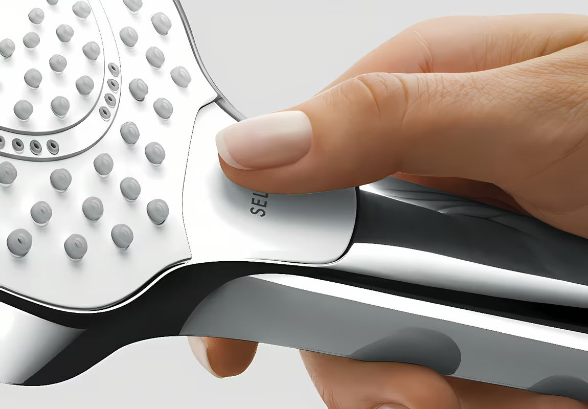 Słuchawka prysznicowa Hansgrohe Croma Select S Vario biały/chrom z przyciskiem Select o średnicy 110 mm
