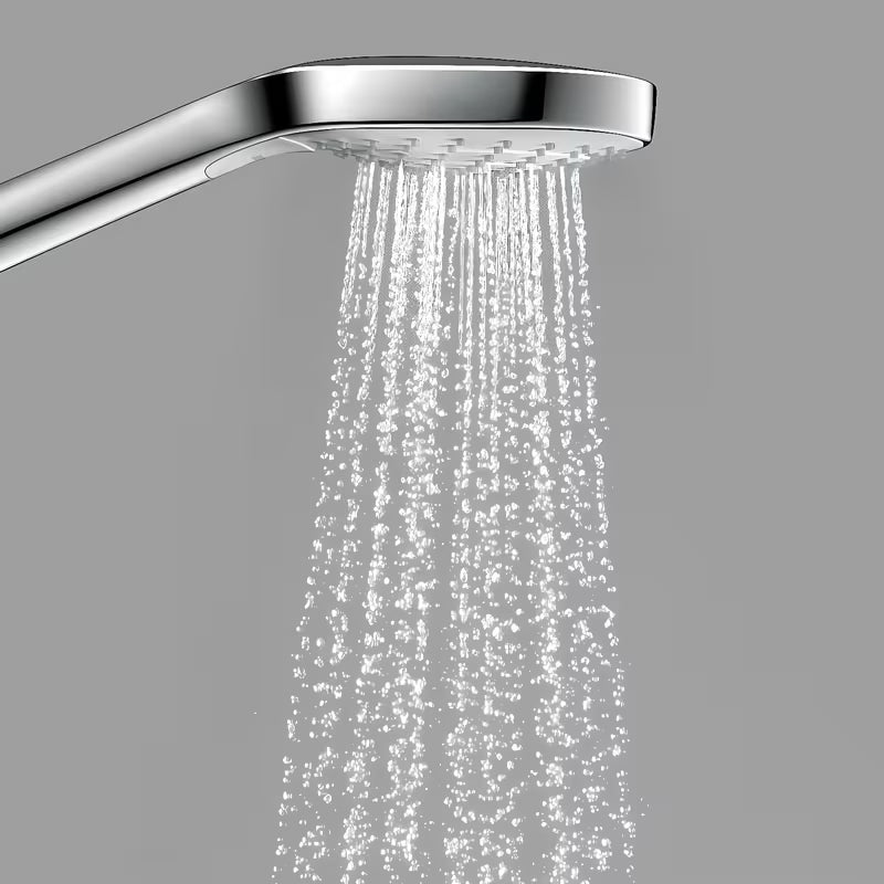 Słuchawka prysznicowa Hansgrohe Croma Select S w kolorze białym/chrom z przyciskiem Select i trzema strumieniami