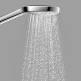 Słuchawka prysznicowa Hansgrohe Croma Select S w kolorze białym/chrom z przyciskiem Select i trzema strumieniami