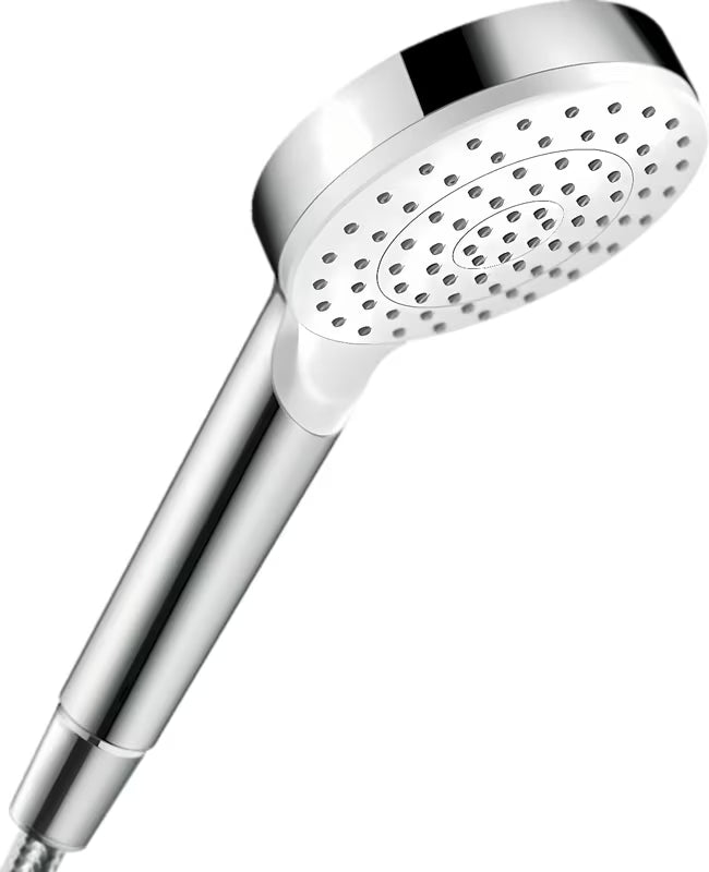 Słuchawka prysznicowa Hansgrohe Crometta 1jet EcoSmart, biała/chrom, strumień Rain