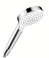 Słuchawka prysznicowa hansgrohe Crometta 1jet Green, biała/chrom, strumień Rain, średnica 100 mm.