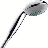 Rączka prysznicowa Hansgrohe Crometta 85 Vario w chromie z okrągłą główką i dwoma rodzajami strumienia