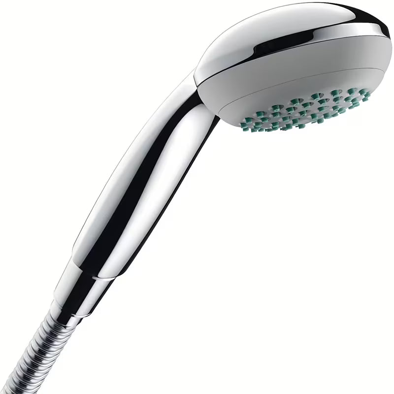 Rączka prysznicowa Hansgrohe Crometta 85 Vario w chromie z okrągłą główką i dwoma rodzajami strumienia
