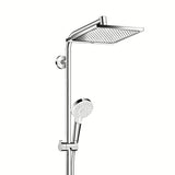 Hansgrohe Crometta E system prysznicowy w chromie z deszczownicą 240x240 mm i słuchawką prysznicową