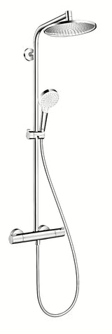 Hansgrohe Crometta S system prysznicowy z baterią termostatyczną, deszczownica 240 mm i słuchawka prysznicowa, chrom