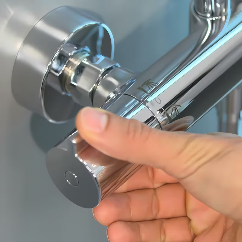 Hansgrohe Crometta S system prysznicowy z baterią termostatyczną, deszczownica 240 mm i słuchawka prysznicowa, chrom