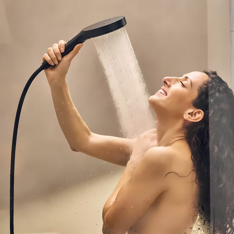 Hansgrohe Designflex tekstylny wąż prysznicowy 1,25 m w kolorze matowej czerni z przyłączem G ½