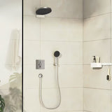 Podtynkowa bateria prysznicowa Hansgrohe duoturn E w chromie pro do sterowania dwoma odbiornikami.