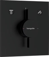 Hansgrohe duoturn E podtynkowa bateria prysznicowa pro 2 odbiorniki w matowej czerni