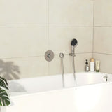 Podtynkowa bateria prysznicowa hansgrohe duoturn S w wykończeniu chrom pro do sterowania dwoma odbiornikami.