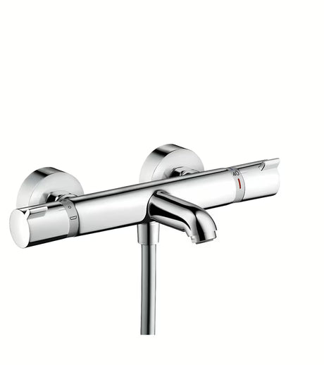 Hansgrohe Ecostat Comfort termostatyczna ścienna bateria wannowa w wykończeniu chrom