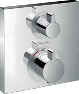 Hansgrohe Ecostat Square termostatyczna podtynkowa bateria prysznicowa w wykończeniu chrom