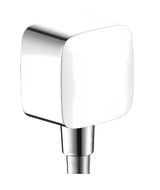 Hansgrohe fixfit przyłącze kątowe w wykończeniu chrome z zaworem zwrotnym i przyłączem G ½.