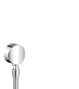 Hansgrohe fixfit przyłącze kątowe w chromie z zaworem zwrotnym i przyłączem węże prysznicowe z przegubem kulowym