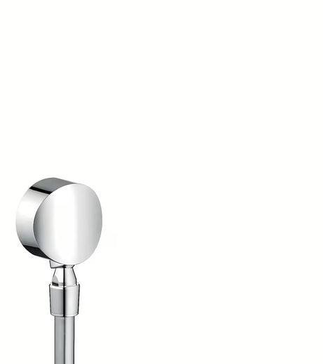 Hansgrohe fixfit przyłącze kątowe w chromie z zaworem zwrotnym i przyłączem węże prysznicowe z przegubem kulowym