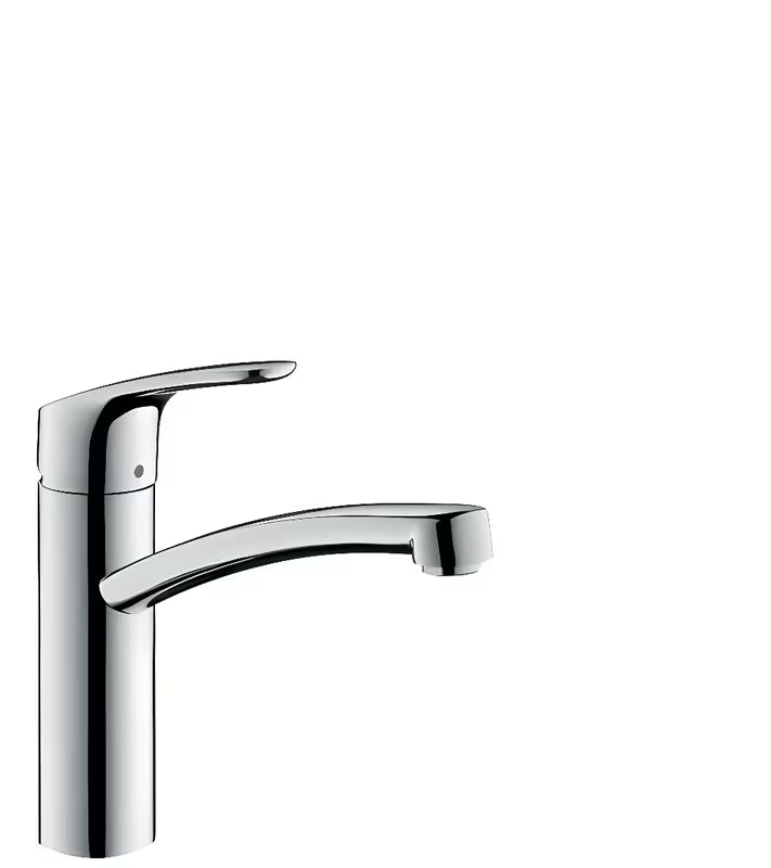 Hansgrohe Focus chromowana jednouchwytowa stojąca bateria zlewozmywakowa z obrotowym ramieniem