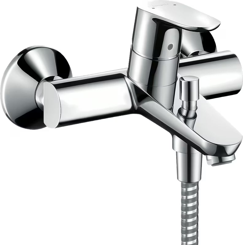 Hansgrohe Focus jednouchwytowa ścienna bateria wannowa w wykończeniu chrom