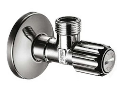 Hansgrohe zawór kątowy w chromie z mikrofiltrem pro do ochrony baterii przed zanieczyszczeniami