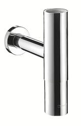 Chromowany syfon umywalkowy Hansgrohe Flowstar z regulacją 65–165 mm