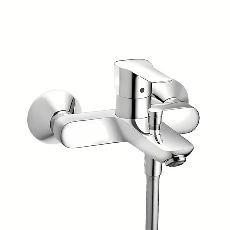 Ścienna jednouchwytowa bateria wannowa Hansgrohe HG248 w wykończeniu chrom z technologią AirPower