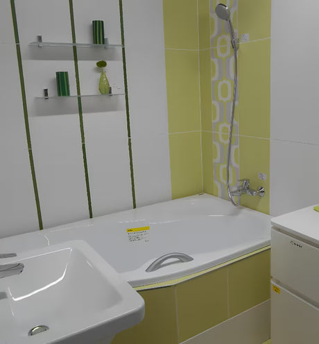 Ścienna jednouchwytowa bateria wannowa Hansgrohe HG248 w wykończeniu chrom z technologią AirPower