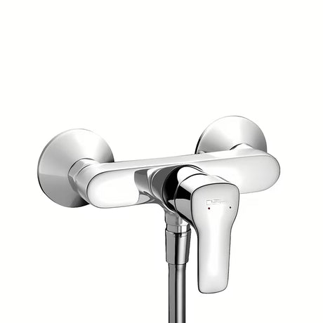 Ścienna jednouchwytowa bateria prysznicowa Hansgrohe HG248 w wykończeniu chrom