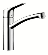 Chromowana stojąca bateria zlewozmywakowa Hansgrohe HG248 z obrotowym ramieniem z technologią EcoSmart