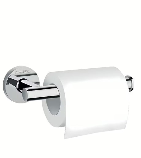 Hansgrohe Logis uchwyt na papier toaletowy bez pokrywy w błyszczącym chromie pro do montażu ściennego