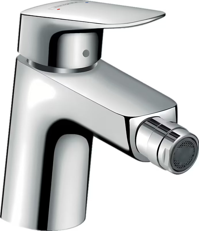 Hansgrohe Logis jednouchwytowa bateria bidetowa z odpływem w wykończeniu chrom