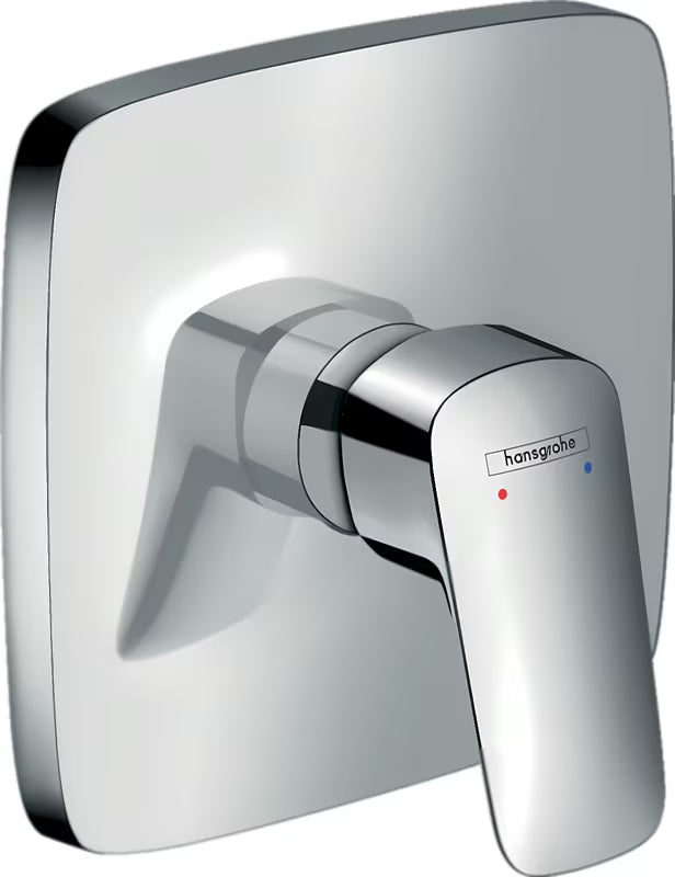 Podtynkowa jednouchwytowa bateria prysznicowa hansgrohe Logis w wykończeniu chrom, ścienna