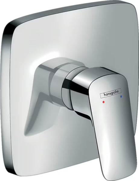 Podtynkowa jednouchwytowa bateria prysznicowa hansgrohe Logis w wykończeniu chrom, ścienna