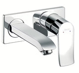 Hansgrohe Metris podtynkowa bateria umywalkowa w chromie pro do montażu ściennego