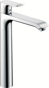 Hansgrohe Metris wysoka jednouchwytowa bateria umywalkowa w wykończeniu chrom.