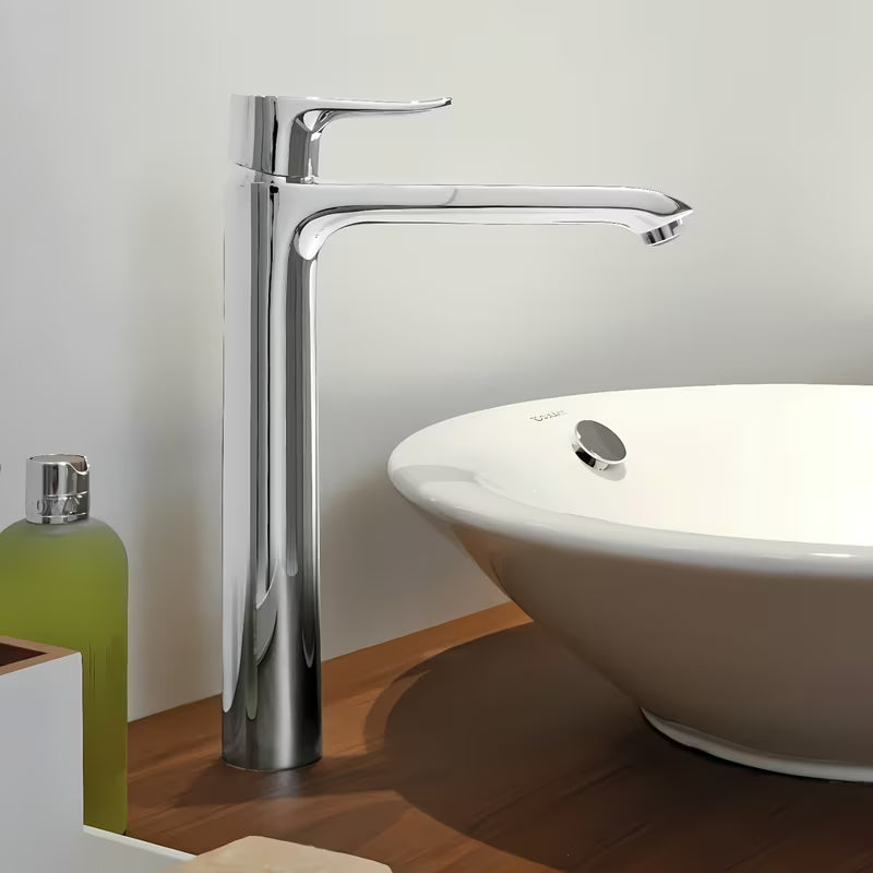 Hansgrohe Metris wysoka jednouchwytowa bateria umywalkowa w wykończeniu chrom.