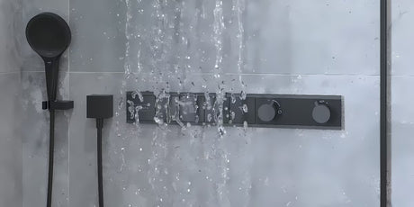 Hansgrohe Porter E stały uchwyt ręczna prysznice w matowej czerni pro montaż ścienny