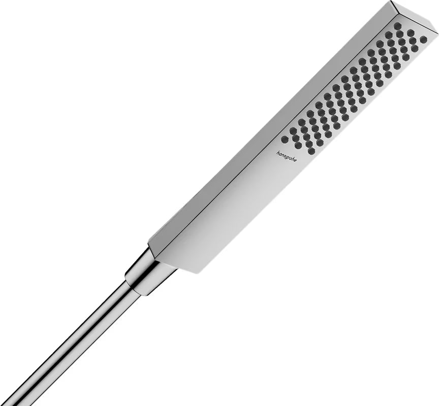 Chromowana słuchawka prysznicowa hansgrohe Pulsify E 100 EcoSmart+ ze strumieniem PowderRain