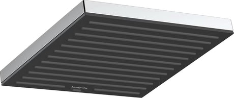 Chromowana deszczownica  hansgrohe Pulsify E 260 ze strumieniem PowderRain pro montażu ściennego lub sufitowego