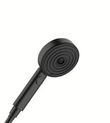 Hansgrohe Pulsify Select 105 słuchawka prysznicowa w matowej czerni z przełącznikiem Select i strumieniem PowderRain