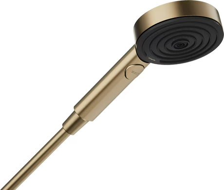 Hansgrohe Pulsify Select S słuchawka prysznicowa w szczotkowanym brązie z przyciskiem Select i 3 strumienie